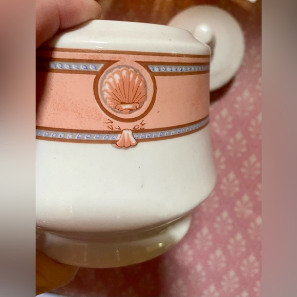 🔥Royal Majestic Fine China Creamer & Sugar Bowl - Seascape🔥 - Picture 4 of 6